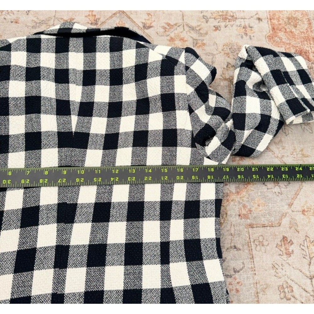 Veronica Beard Gingham Check Plaid Dickey Miller Jacket Blazer Double Breasted 6 - Picture 8 of 8